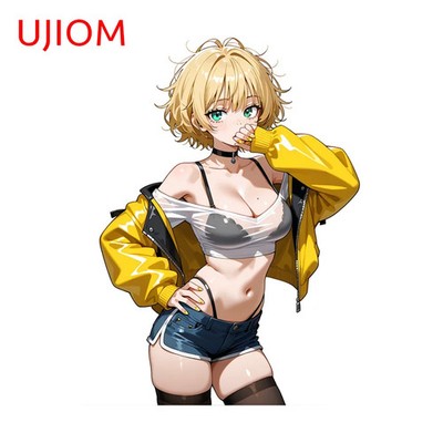 UJIOM Fashion Anime Girl Sexy Figure Wall Sticker Exquisite Tendy Anime Decal