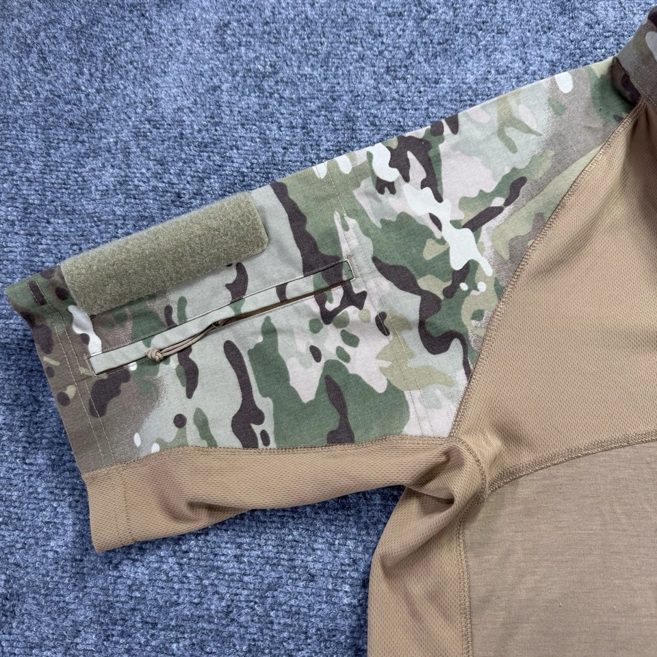 Camisa de Combate Condor Para Hombres Grande MultiCam Camuflada Manga Corta Sellos Tácticos Foto 3 de 4