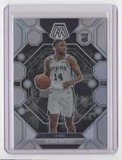 2022-23 Panini Mosaic Silver Blake Wesley Rookie San Antonio Spurs #249