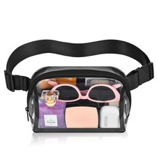 Clear Fanny Pack Waterproof Clear Belt Bag for Women Men with Adjustable Stra...