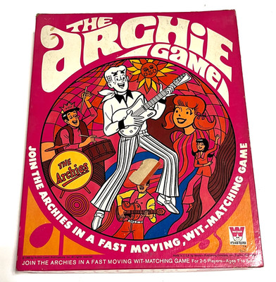 THE ARCHIE BOARD GAME Whitman-Archie Comic Publications 1969 COMPLETE UNUSED