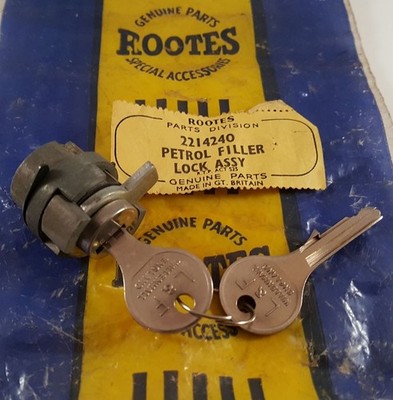 Rootes Group Hillman Super Minx Singer Vogue Mark I NOS Gas Door Lock Assy
