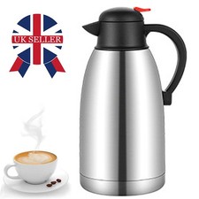 2L Thermal Carafe Jugs Double Walled Vacuum Insulated Beverages Tea Milk Coffee