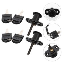2Pcs Office Desk Lock Central Lock Drawer Lock Accessories Hardware