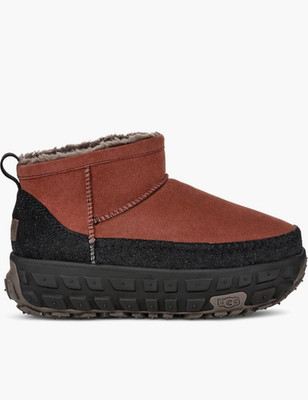 NEW UGG Venture Daze Ultra Mini Boots Men's 6 / Women 7 Red Jasper Black 1158200