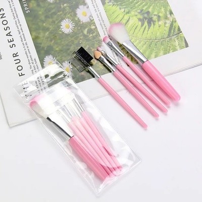 Profi 5 Stück Make-up Pinsel Set für Lidschatten Foundation Rouge und Lippen