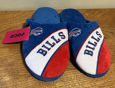 FOCO NFL Men's NFL Buffalo Bills Logo Color Slippers Licensed M 9-10 NWT