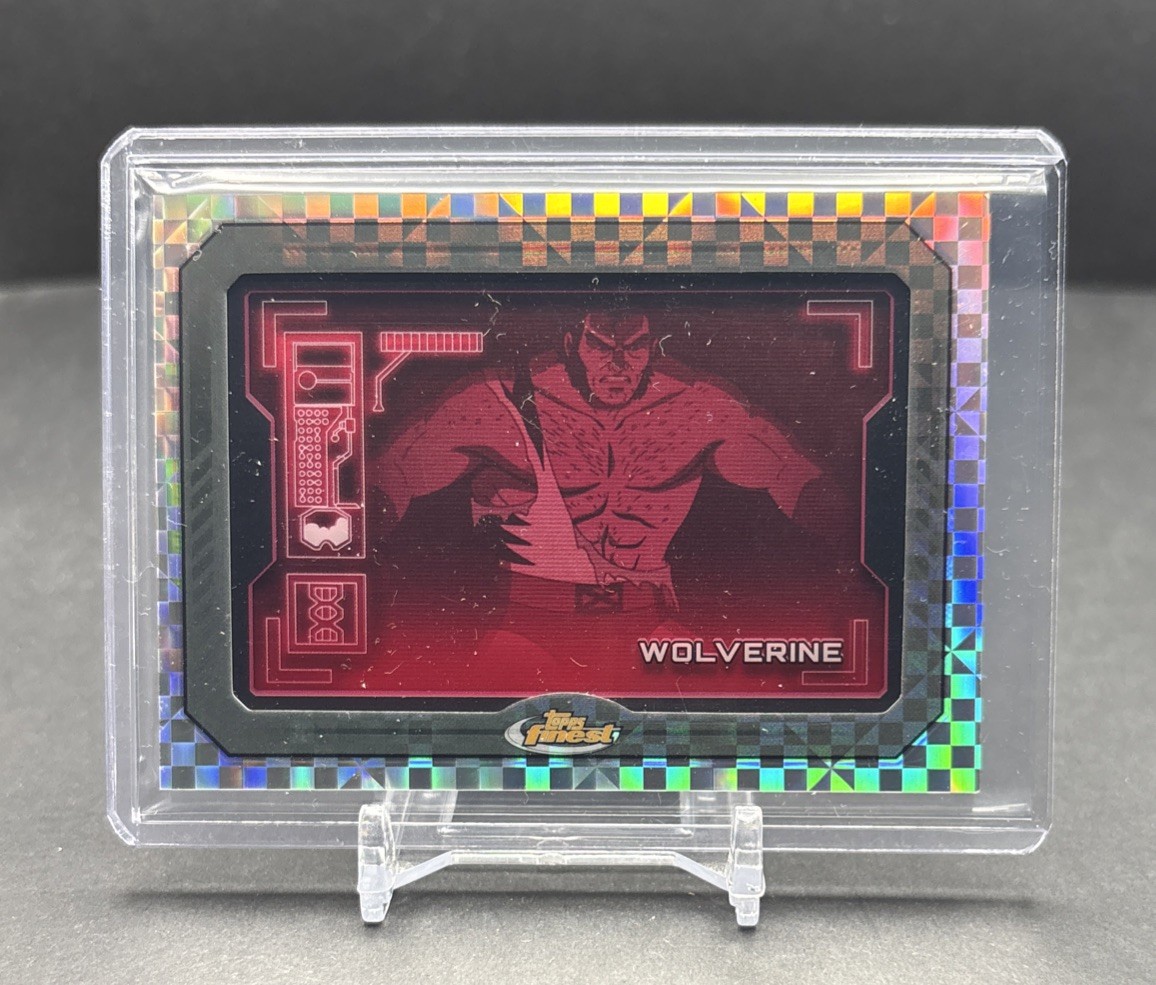 2025 TOPPS FINEST X-MEN ‘97 SS-8 Wolverine Sentinels Scan X-Fractor /97 SSP