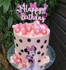 Minnie Mouse Cake Topper Personalized