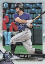 2018 Bowman Draft #BDC-79 Ryan Vilade Chrome