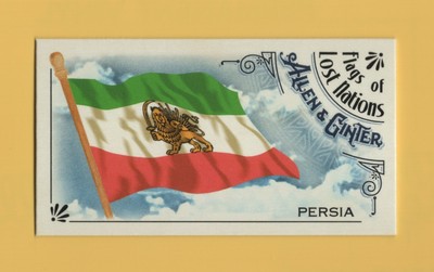 2018 Topps Allen & Ginter Mini Flags of Lost Nations #FLN18 Persia