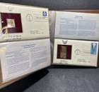 Lot Of 5 ALBUMS 22k GOLDEN REPLICAS OF UNITED STATES STAMPS 1980-1986 204 Stamps — photo 8