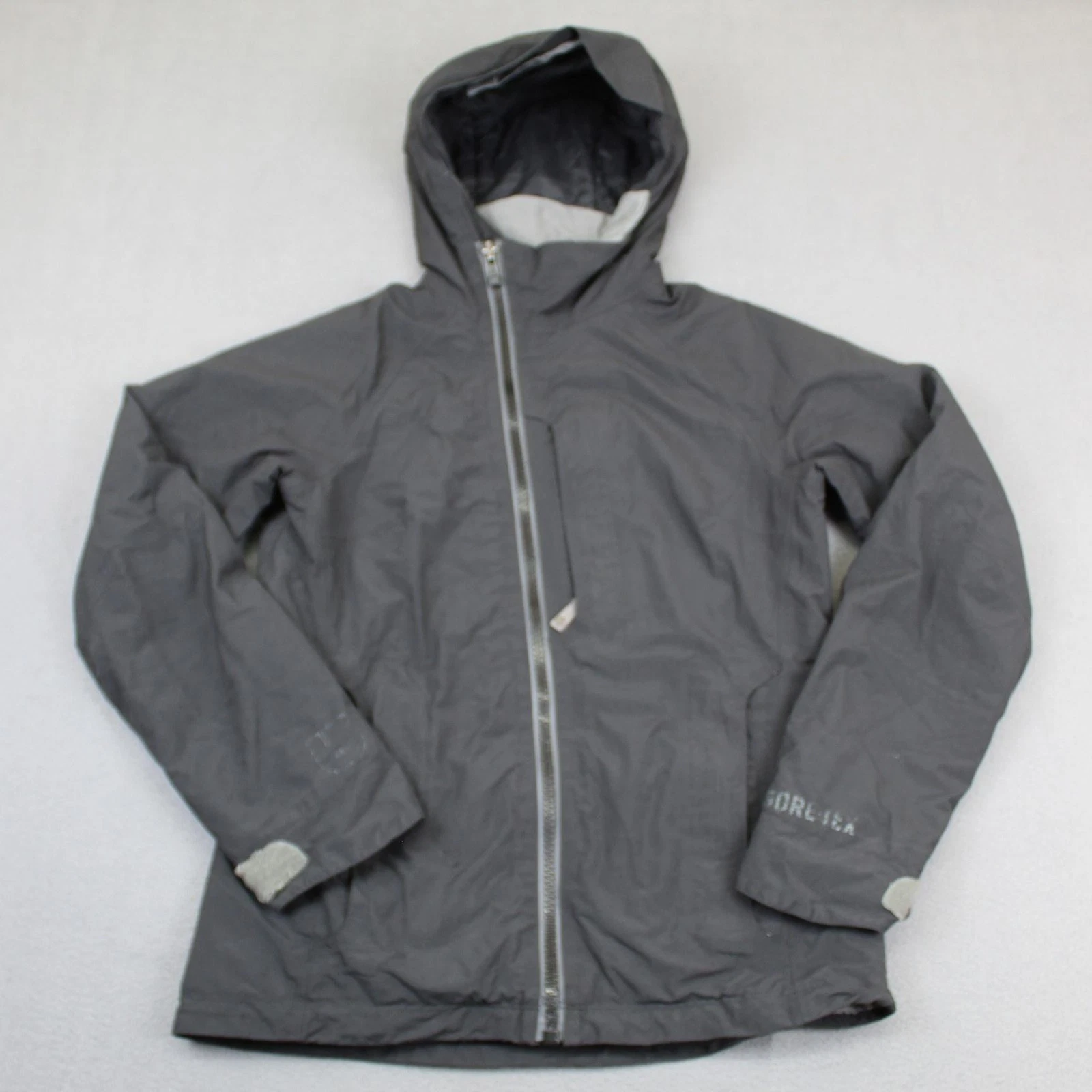 Burton Jacket Womens XS Gray AK GORE-TEX Hooded Ski Snowboard Shell Waterproof