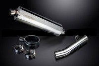 Honda 600 CBR F 1987-1990 Ovaler Auspuff EndschalldäMpfer Inox 450 Mm Delk