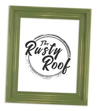 -Distressed Cimarron-Solid Wood Picture Frame- 8x10 Leafy Green