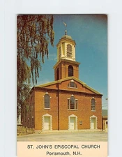 Postcard St. John's Episcopal Church Portsmouth NH USA