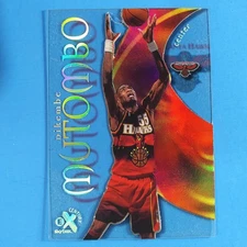 1998-99 E-X Century #50 Dikembe Mutombo HOF Basketball HAWKS NM-MT