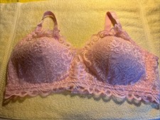 Bali Wirefree Bra XL Lace Desire Comfort Flex Fit Convertible J Hook Ltly LIned