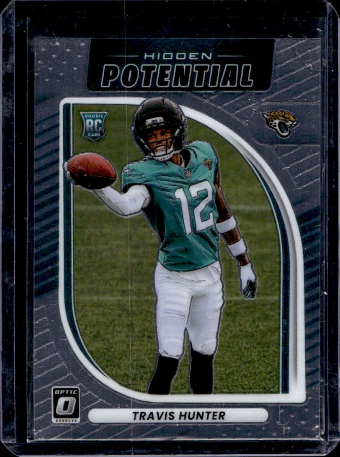 2025 Panini Donruss Optic Travis Hunter Hidden Potential RC Rookie #3 Jaguars