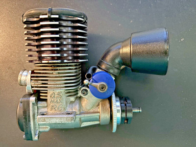 Rare O.S. Max RG Nitro RC Engine -J