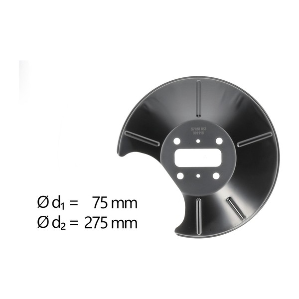AIC Abdeckblech Ankerblech FüR Ford Focus I MK1 Fiesta V Hinten Rechts 1138517-image