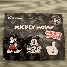 Disneyland Paris Mickey Mouse 4 Pin Booster Set New And Sealed Open Edition