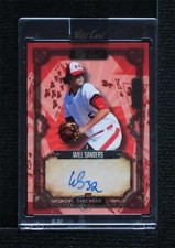 2023 Wild 5 Card Draw Classic Bronze Foil Red 2/2 Will Sanders Auto 4f5