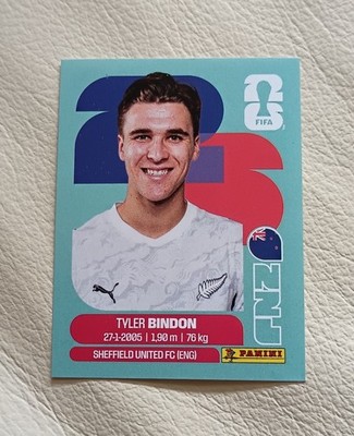 PANINI WM 2026 STICKER TYLER BINDON NEUSEELAND FIFA WORLD CUP 26 NZL 7 ORIGINAL