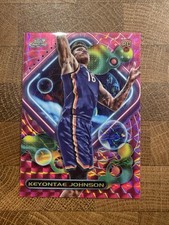 Keyontae Johnson 2024 Topps Chrome Cosmic Pink Galaxy Refractor 182 RC Thunder