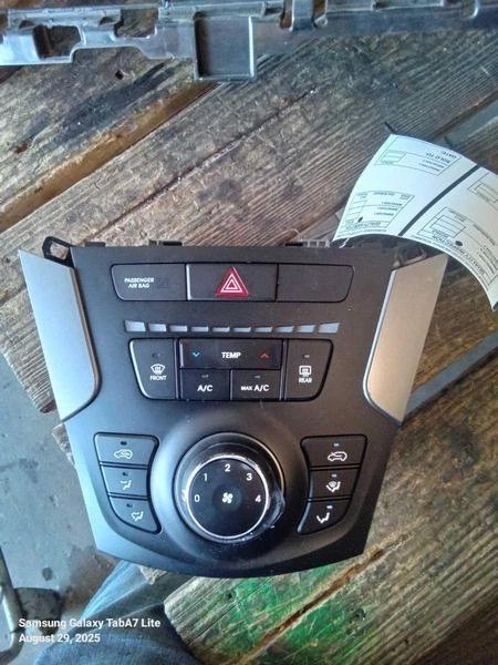 2017-2018 Hyundai Santa Fe Sport Manual AC Climate Temperature Control OEM Foto 3 de 4