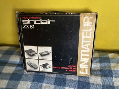 VINTAGE COMPUTER SINCLAIR ZX81 BOXED MIT ZUBEHÖR