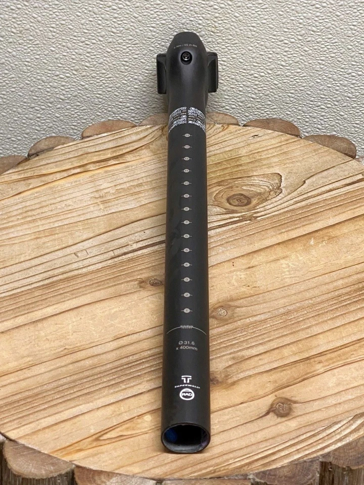 Tija de sillín de carbono Easton EC90 ZERO - 31,6 mm - 400 mm - 0° retroceso - NUEVA Foto 2 de 4