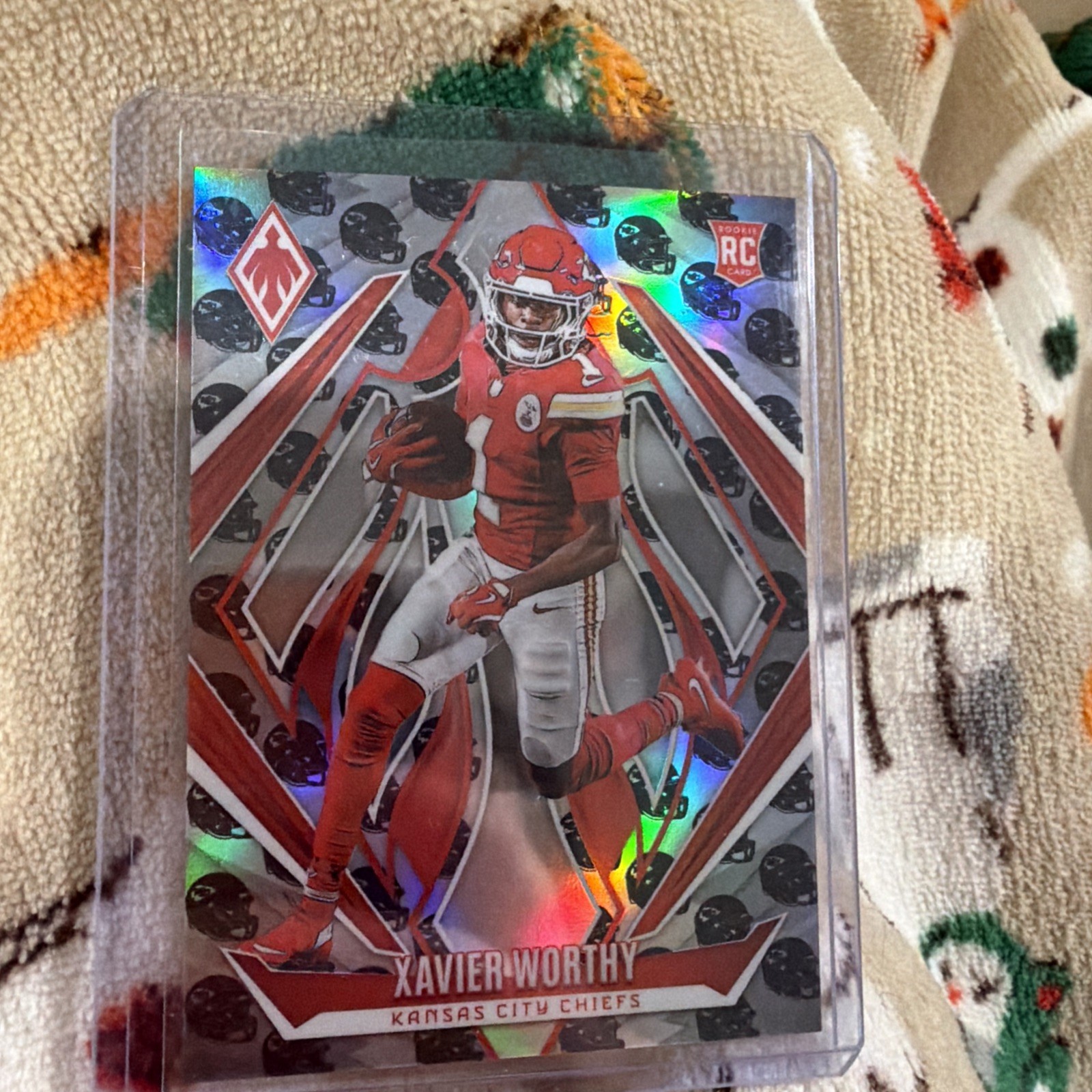 2024 Panini Phoenix - Rookies Xavier Worthy #250 Team Helmet 304/ 399 (RC)