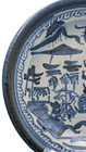Hand Painted Canton Style Stoneware Plate Artist Signed Studio Pottery 8.5" — photo 5