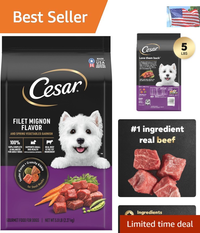 With Real Beef & Vegetables For Healthy Digestion