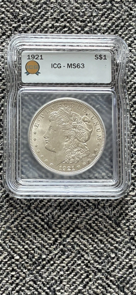 MS 63 Graded 1921 Year Morgan US Dollars (1878-1921) for sale | eBay