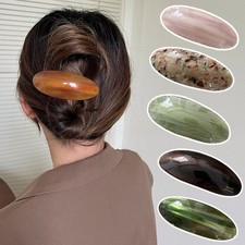 Large Women Acrylic Barrette French Hair Clip Slide Clip Hair Accessories Gift
