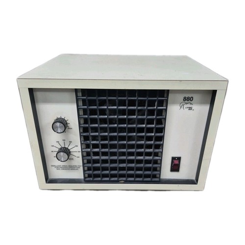Living Air 880 Electronic Air Purification System 1997 Works Great