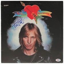 TOM PETTY SIGNED TOM PETTY AND THE HEARTBREAKERS VINYL RECORD PSA COA AD48262