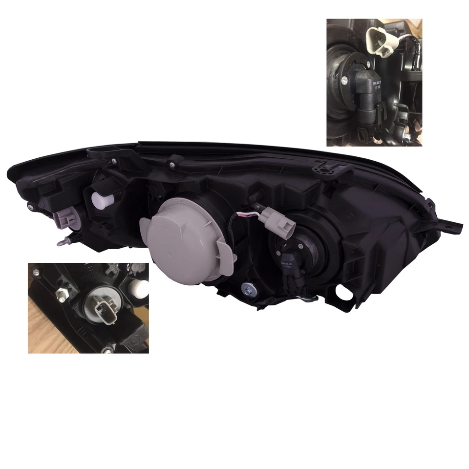 Headlights Fits 2005-2007 Subaru Legacy And Outback Chrome Performance Lamp Pair - Image 4 of 4