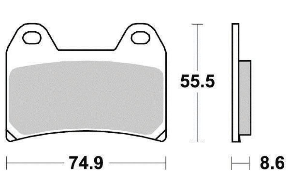 Plaquette de frein Ferodo pour supprimer les sifflements sur Benelli TRK 502 X 2019 AV