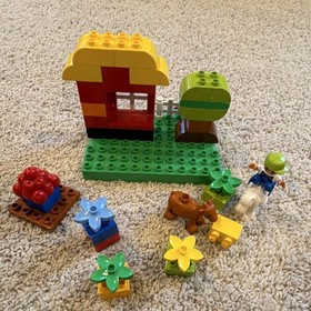 LEGO DUPLO Farm Complete Set Boy, Goat & Horse Figures Animals 10517