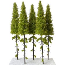 L&auml;rche mit Stamm 200mm - 5 St&uuml;ck fertige B&auml;ume - Modellbau & Diorama Landschaft