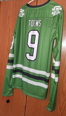 #ad NWOT Screenprinted Jonathan Toews North Dakota Fighting Sioux Jersey Mens XL🏒🥅 $37.71