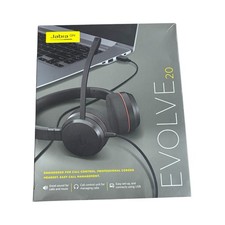 Jabra Evolve 20 UC Stereo Corded Audio USB Headset GN HSC016