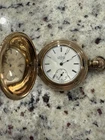 Antique 1893 Elgin Full Hunter Gold Fill 11J Pocket Watch