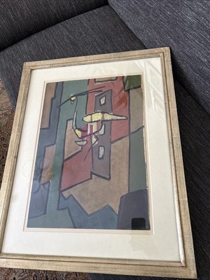 Oskar Zügel    Wiederhopf  (1962)   Gouache   50 x 35 cm   Nachlass Katia Zügel