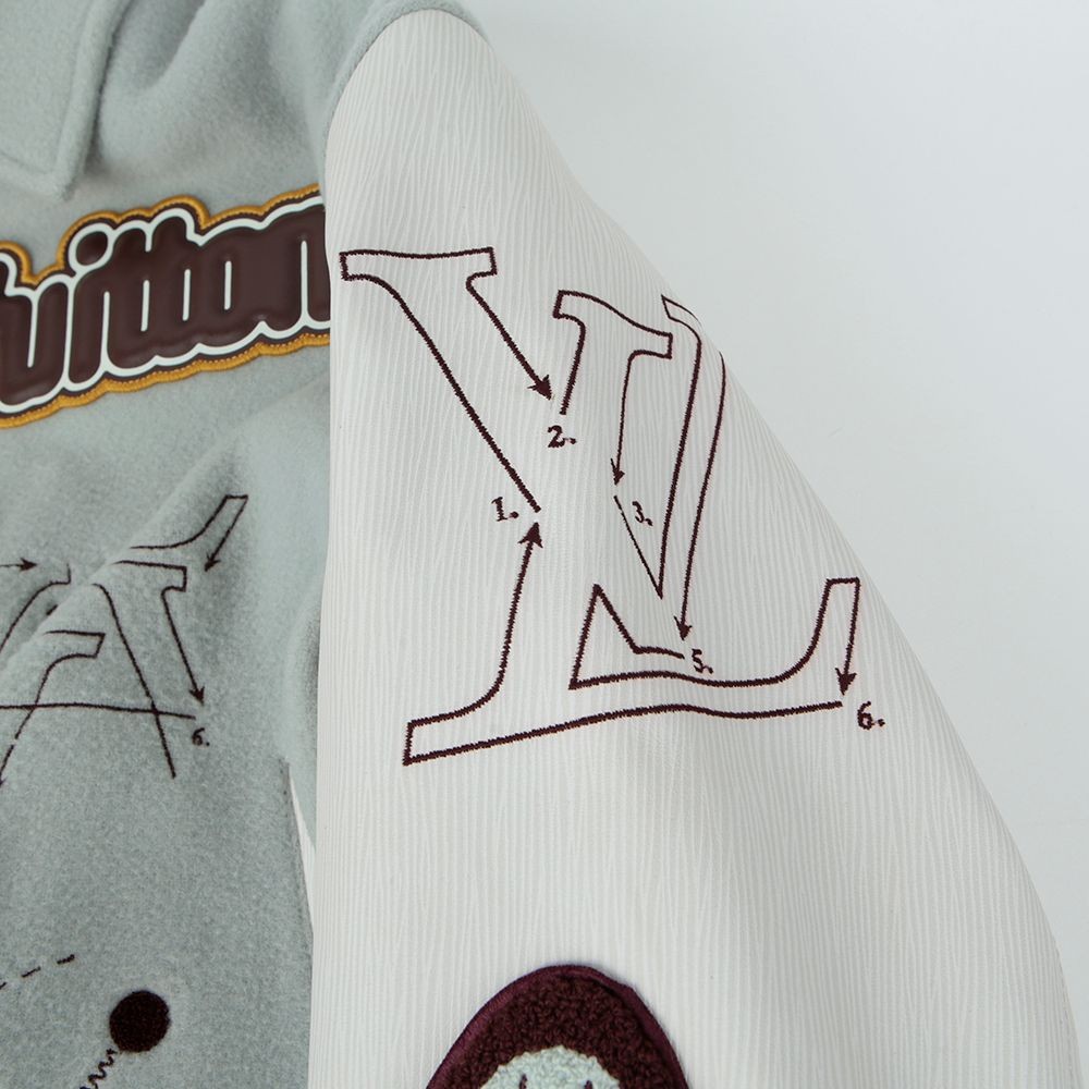 Louis Vuitton Size 52 Multi Patch Varsity Jacket 133462338