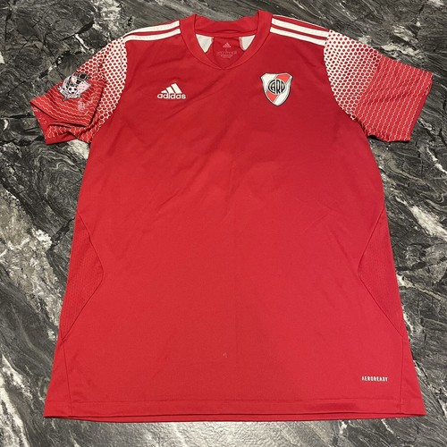 2020 River Plate Adidas Aeroready Petroli Jersey Kit Red Regista 20 Adult L READ