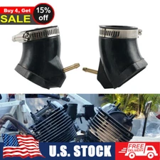 2PCS Carburetor Joint Interface For Yamaha V-STAR CLASSIC CUSTOM SILVERADO 650